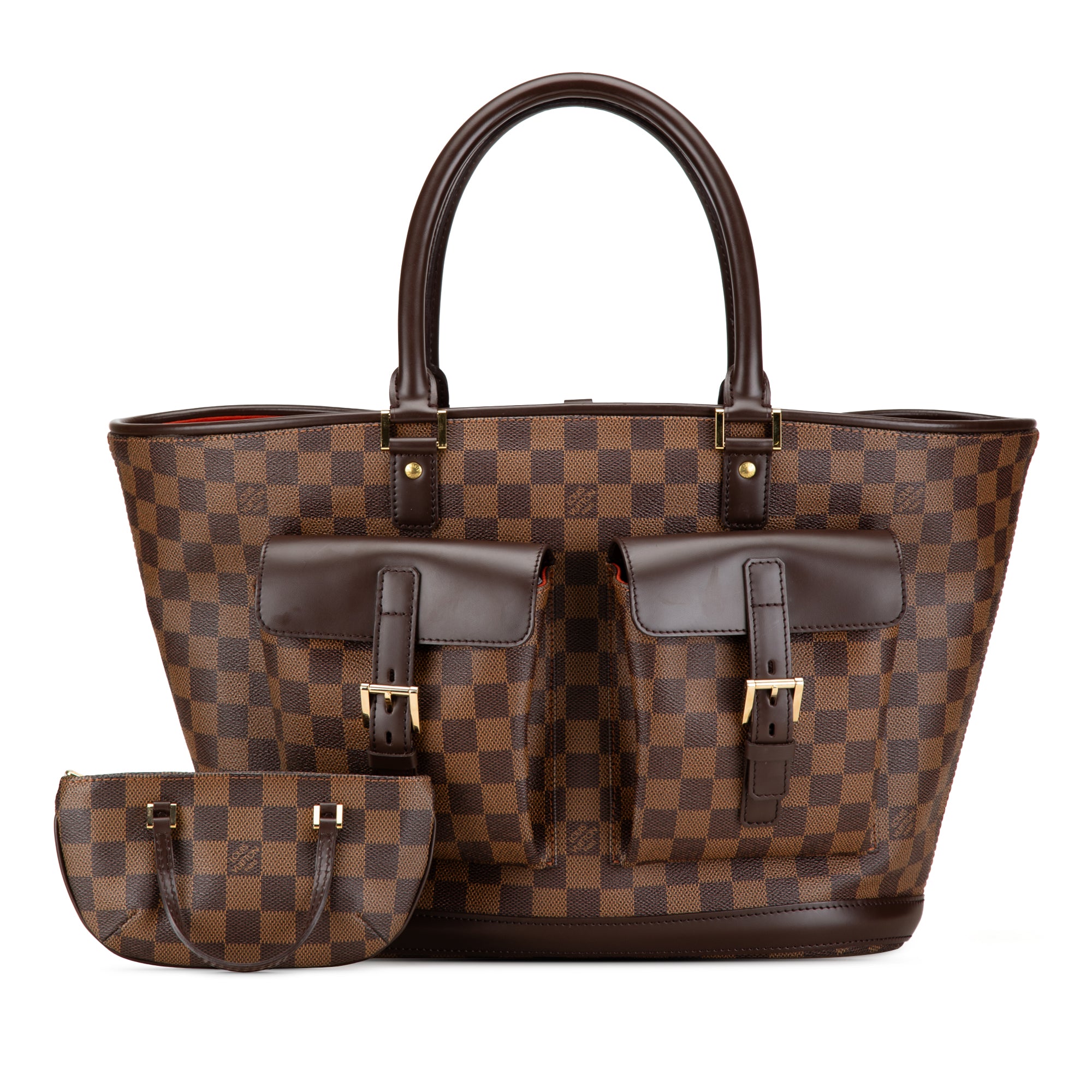 Louis Vuitton | Pre-Owned Damier Ebene Manosque GM | Brown