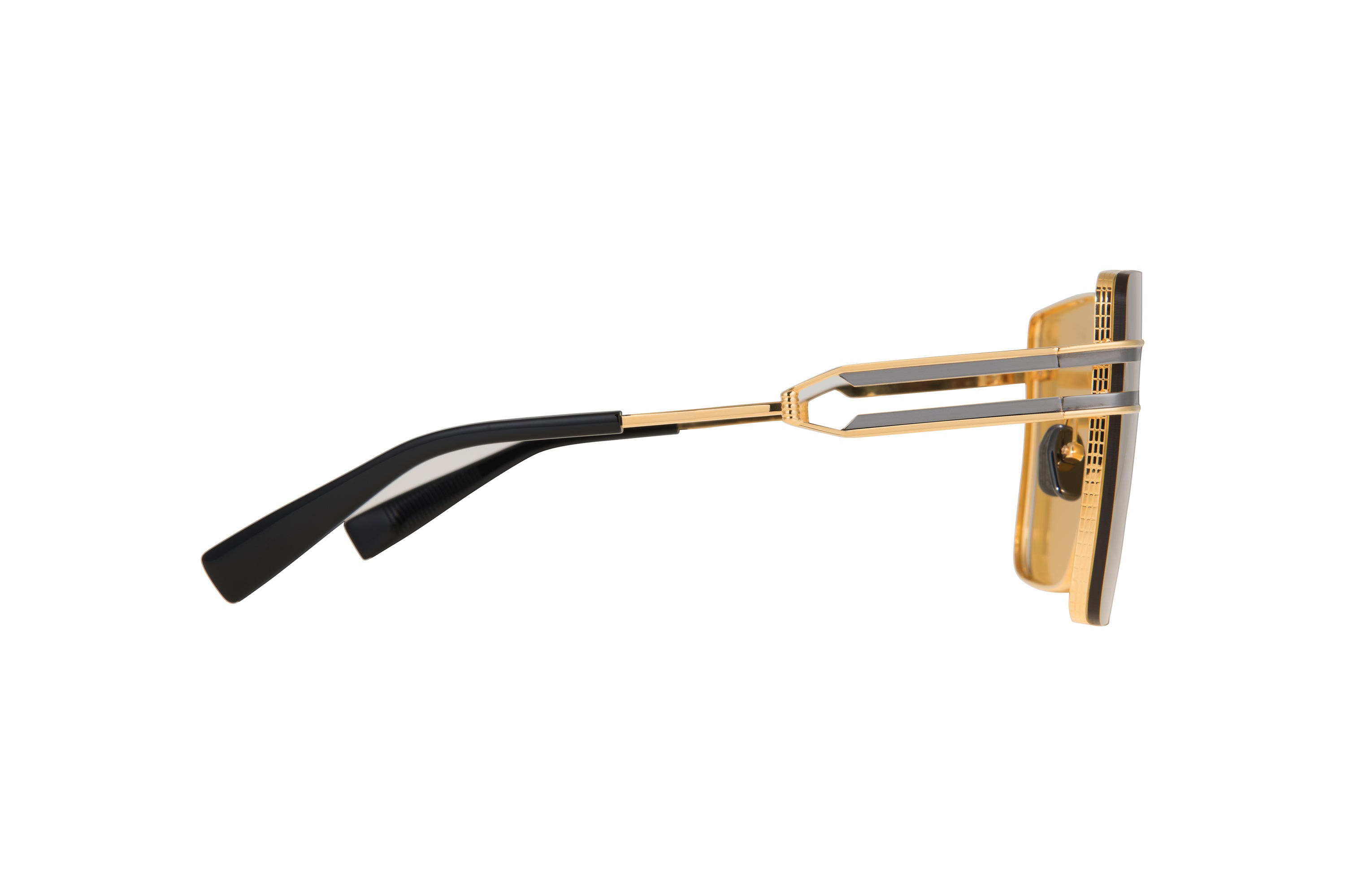 Womens | Gendarme Sunglass | Gold - Black Rhodium - Black | Amber