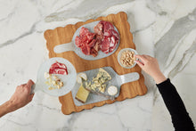 Glass Stacking Appetizer Plates | White | Set of 4