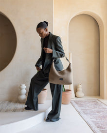 Hana Merino Wool Hobo Bag | Cumin