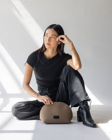 Pochi Merino Wool Large Pouch | Cumin