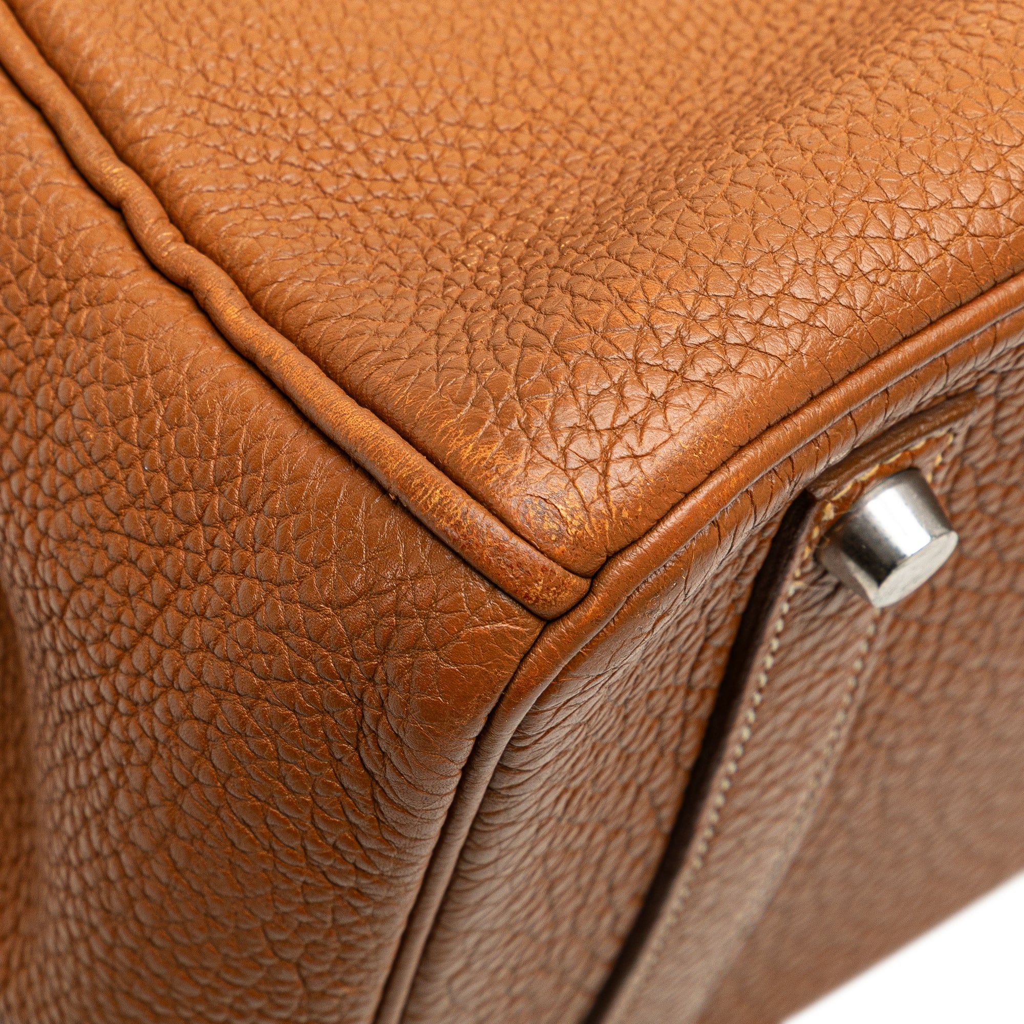 Hermes | Pre-Owned Togo Birkin Retourne 35 | Brown