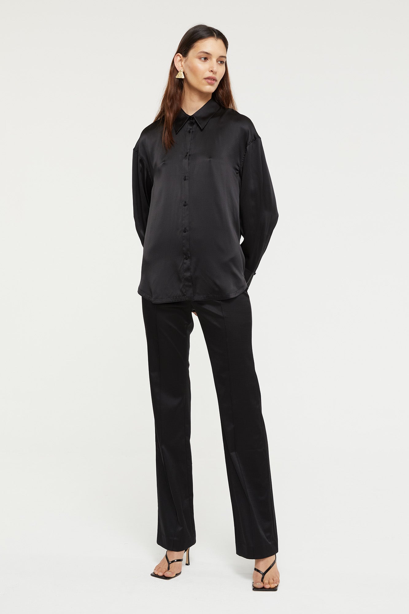 GINIA Iris Shirt in Black