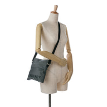 Burberry | Pre-Owned Nylon Econyl Logo Neo Crossbody | Gray