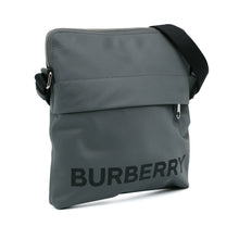 Burberry | Pre-Owned Nylon Econyl Logo Neo Crossbody | Gray