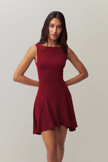 Womens | Daye Mini Dress | Bordeaux