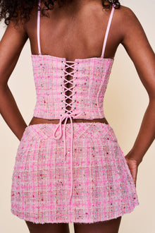 Womens | Floriane Skort | Plaid Pink