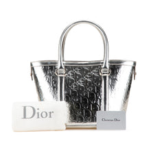 Dior | Pre-Owned Oblique Patent Tote | Silver