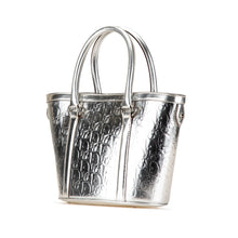 Dior | Pre-Owned Oblique Patent Tote | Silver