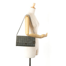 Chanel | Pre-Owned CC Choco Bar Denim Chain Flap | Gray