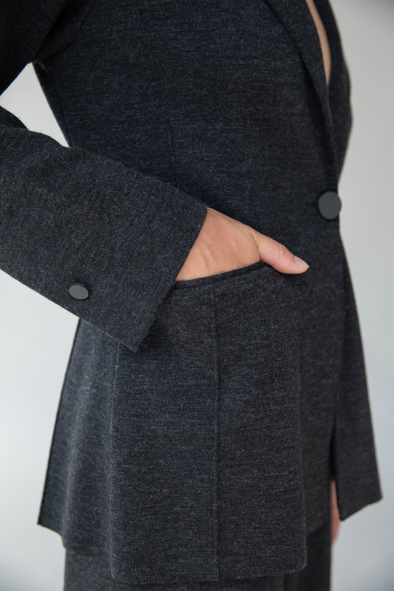 Gabi Blazer | Charcoal