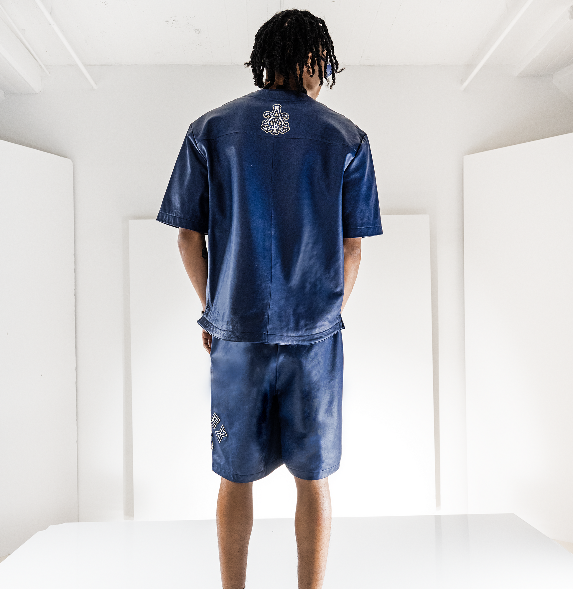 Game Day Nappa Leather Jersey | Varsity Blue