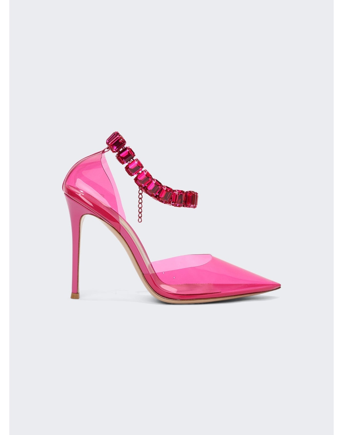 Gianvito Rossi | Women | Clear Pump | Bloom Pink