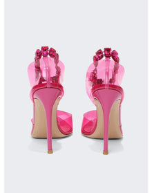 Gianvito Rossi | Women | Clear Pump | Bloom Pink