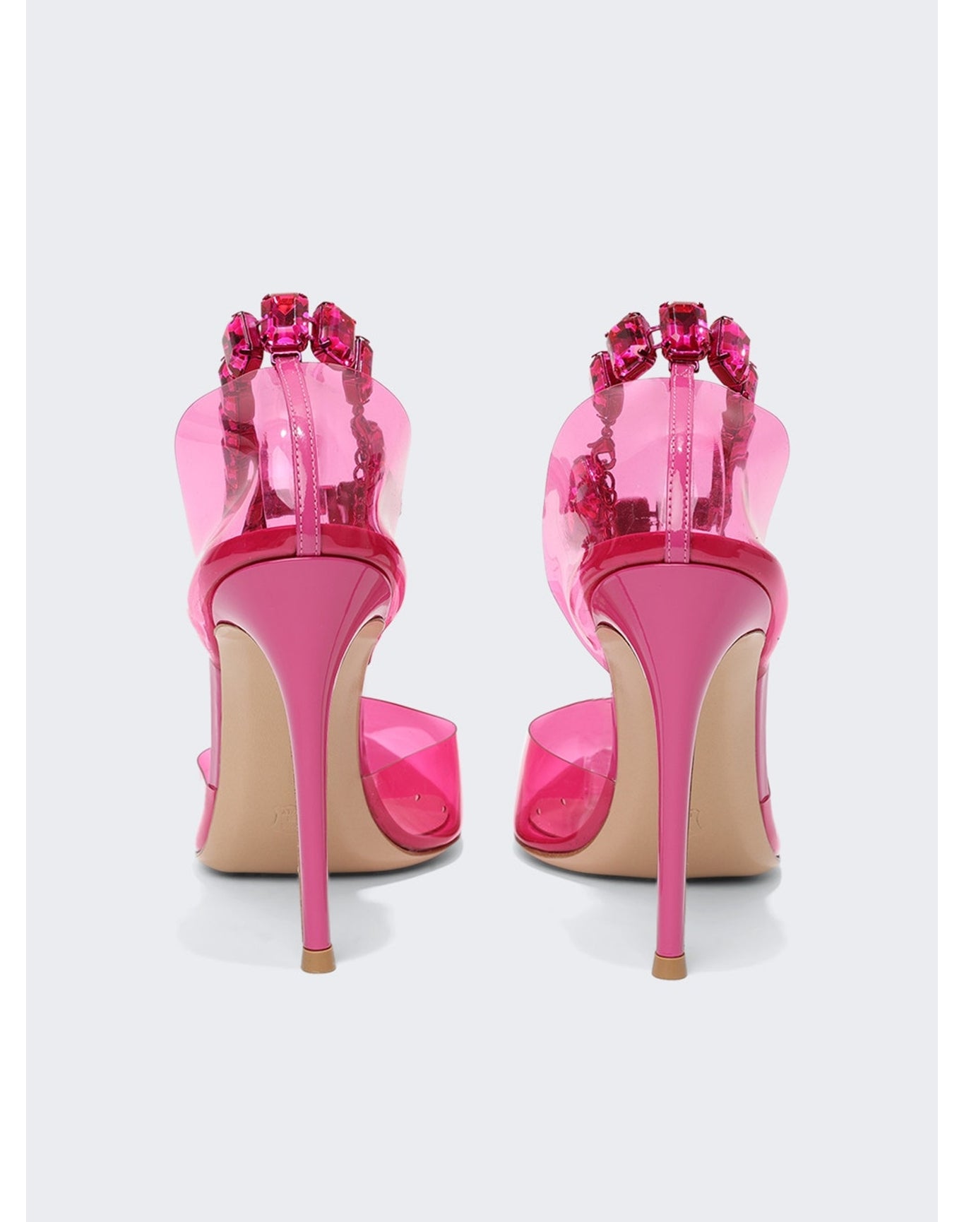 Gianvito Rossi | Women | Clear Pump | Bloom Pink