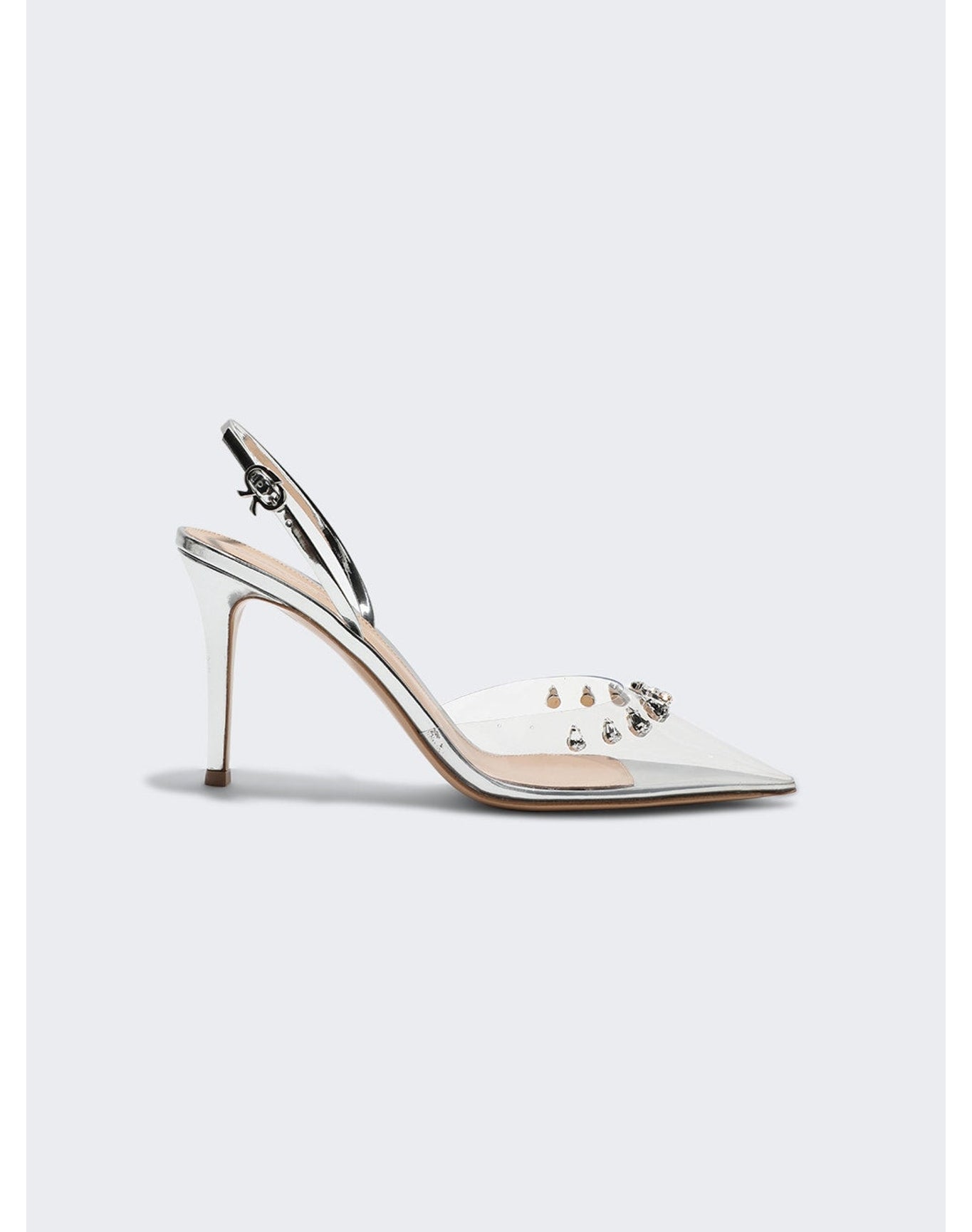 Gianvito Rossi | Women | Plexi D'orsay Pumps | Metallic