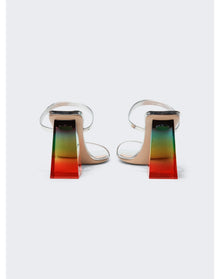 Gianvito Rossi | Women | Square Toe Strap Sandal | Silver