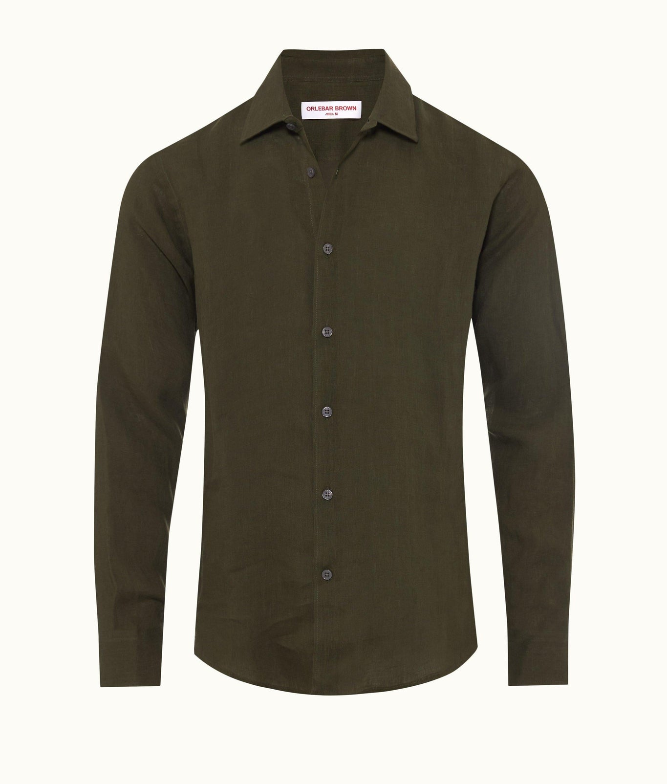 Giles Tailored Fit Classic Collar Shirt | Palm