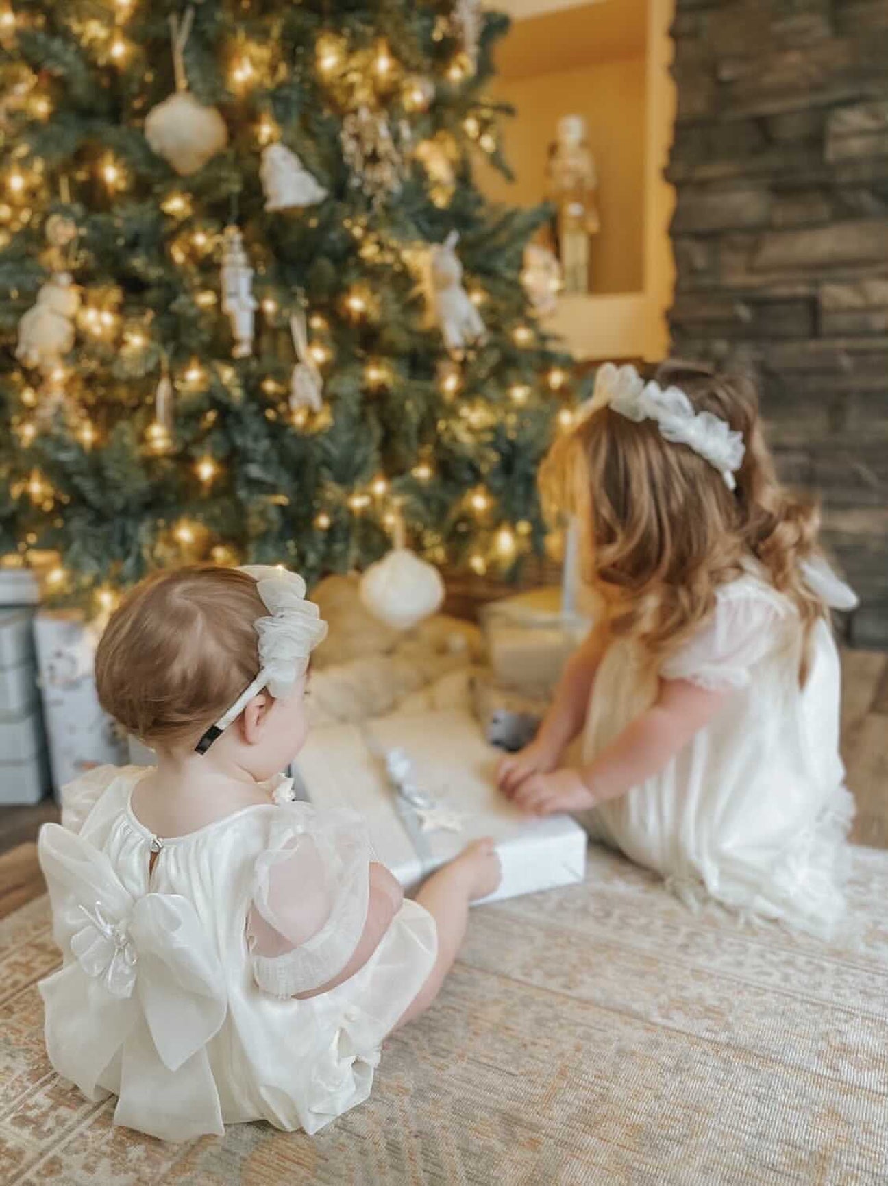Girl | Bella Buttermilk Tulle Romper