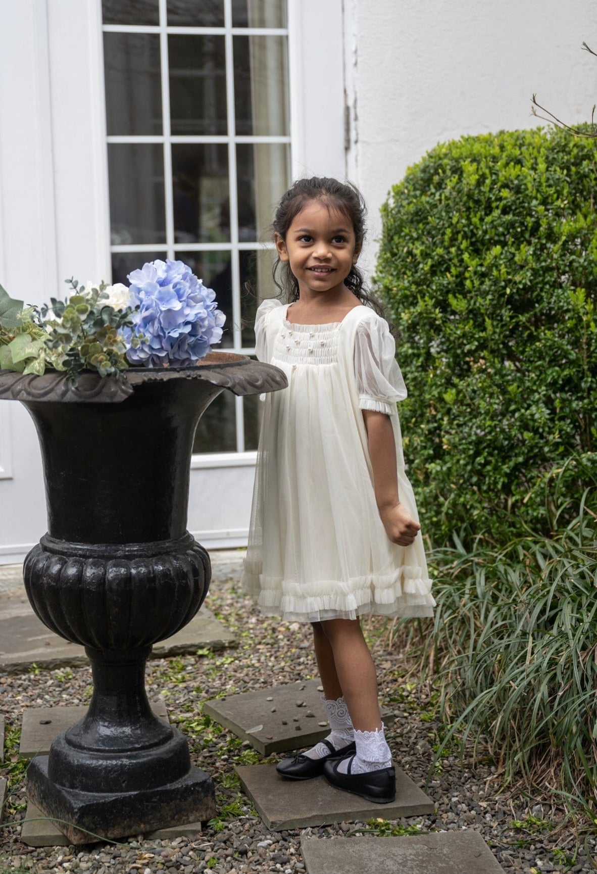 Girl | Bella Tulle Dress | Buttermilk
