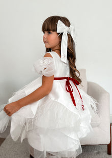 Girl | Constanza Ceremony Hair Bow | White