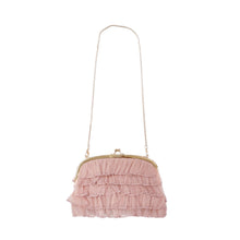 Girl | Dusty Organza Ruffle Handbag | Pink