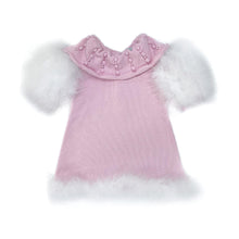 Girl | Ella Knit Feather Dress | Pink