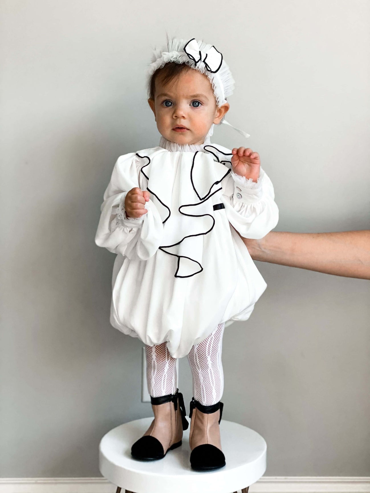 Girl | Gwen Tulle Hair Sash | White