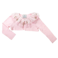 Girl | Harlow Pink Embroidered Cardigan