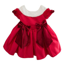 Girl | Holly Amad Satin Ceremony Dress | Red
