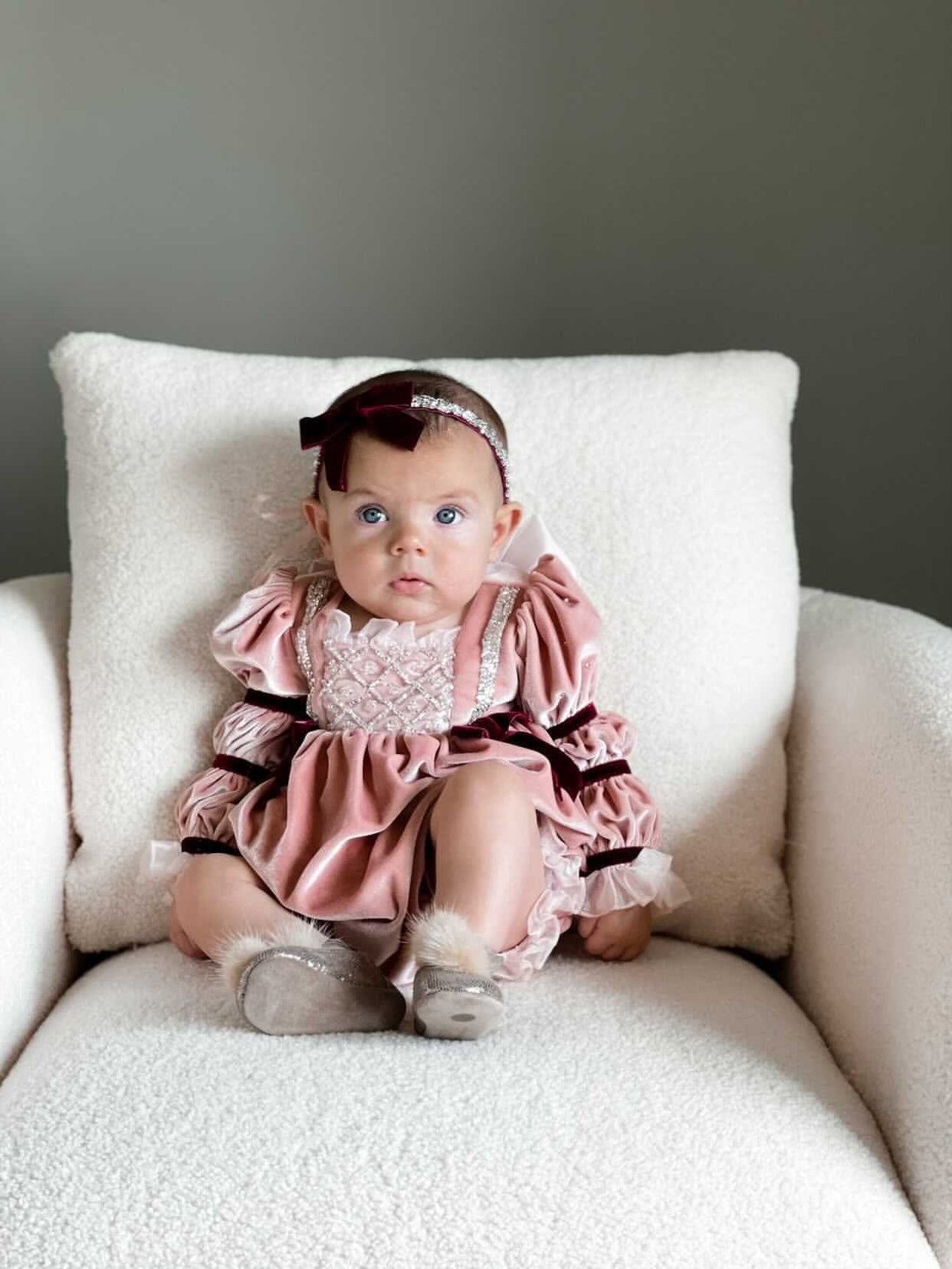 Girl | Juliette Velvet Romper