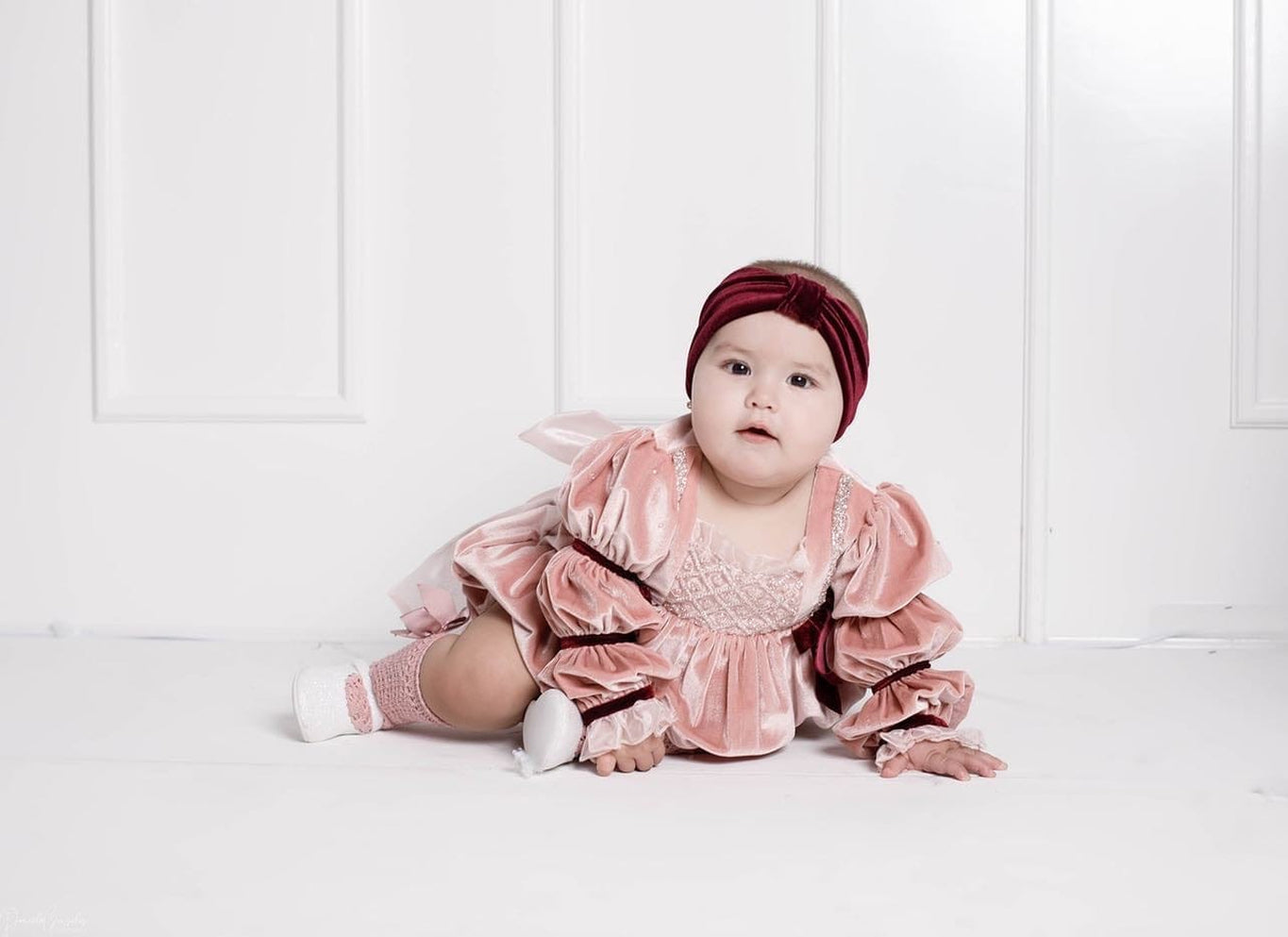 Girl | Juliette Velvet Romper