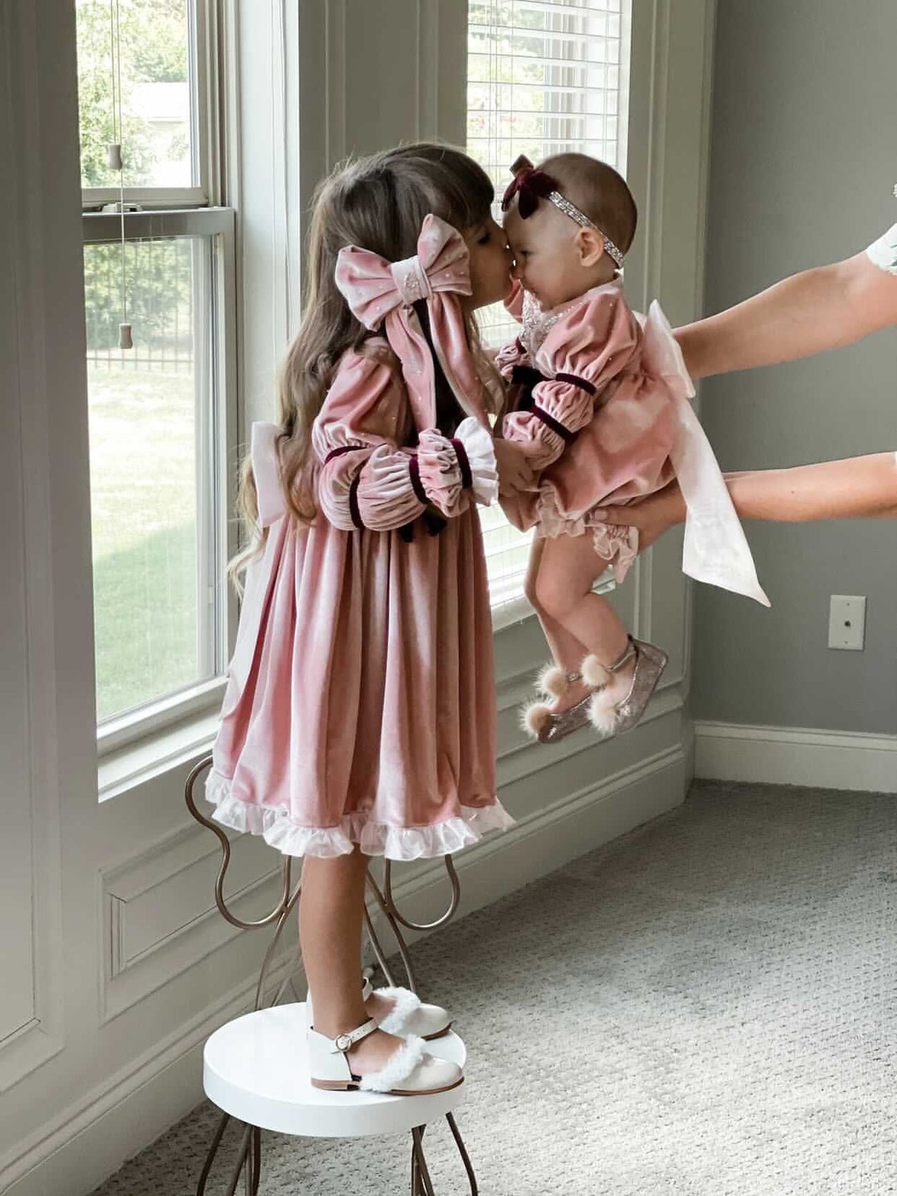Girl | Juliette Velvet Romper