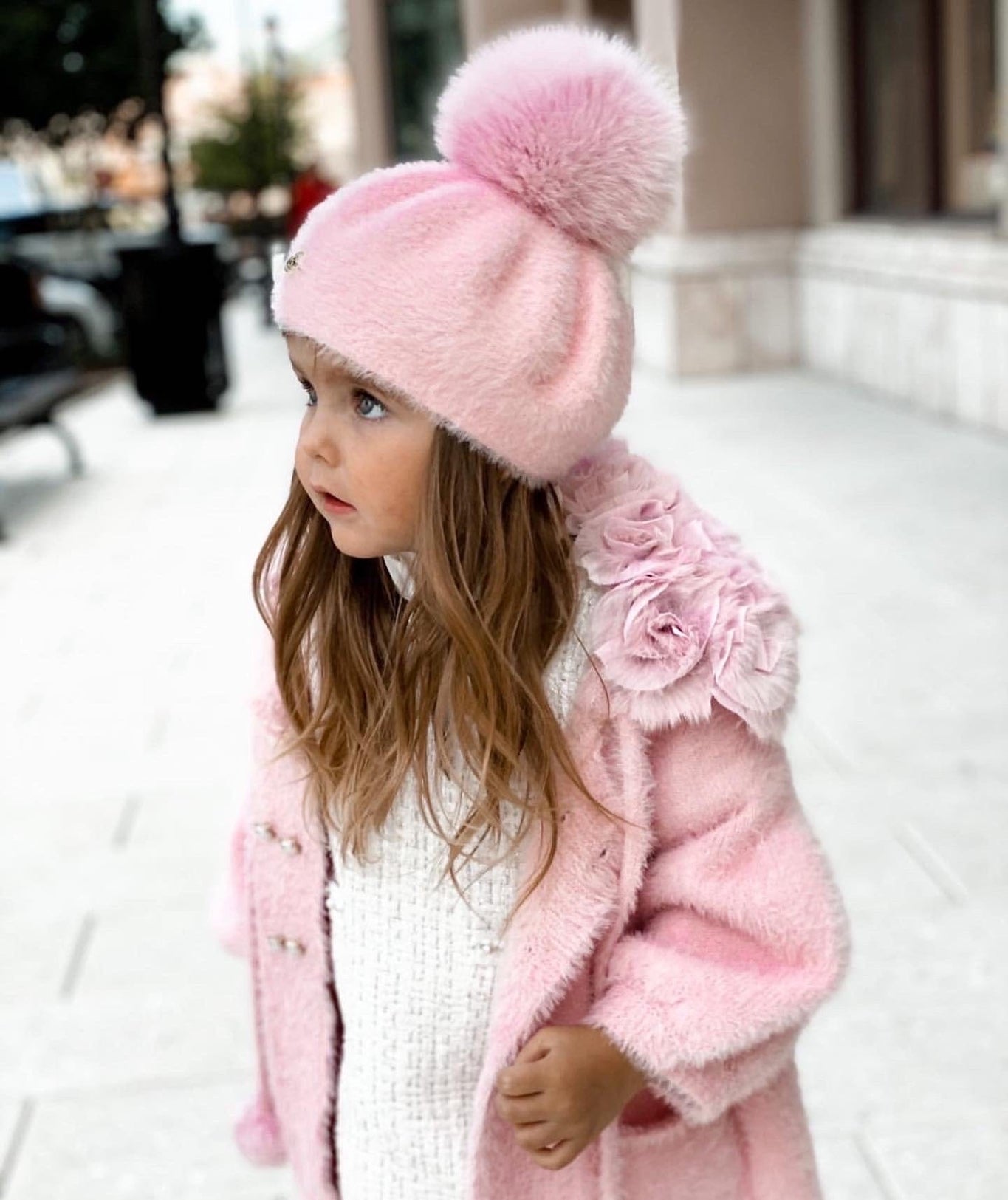 Girl | Milana Rose Beret | Pink