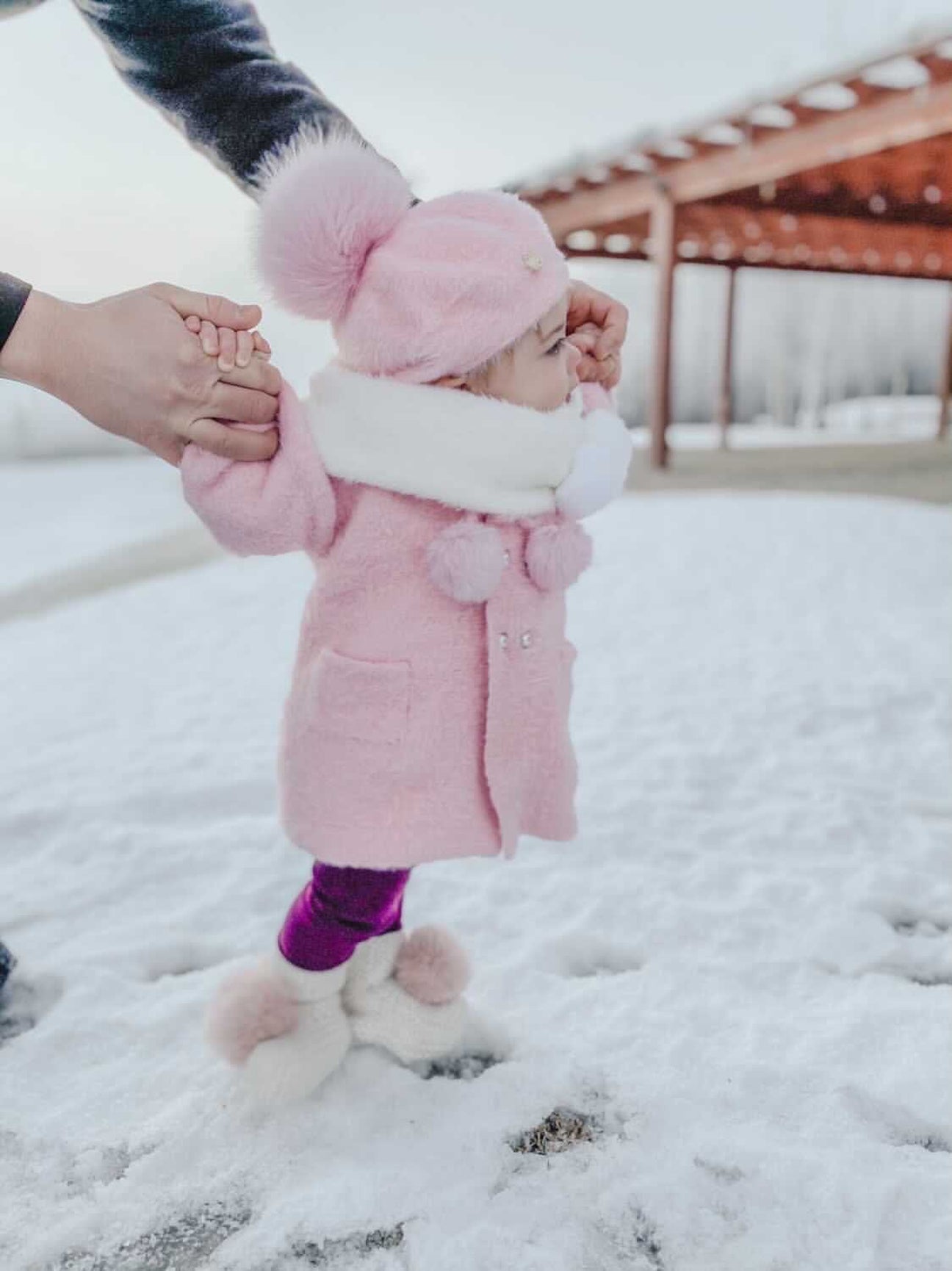 Girl | Milana Rose Beret | Pink