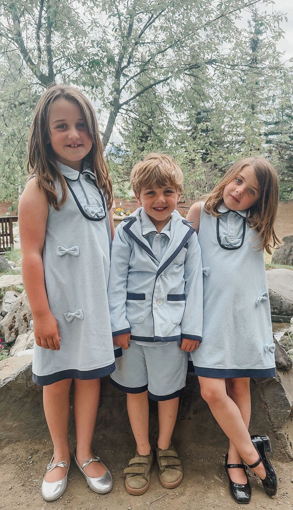 Girl | Terry Baby Blue Dress