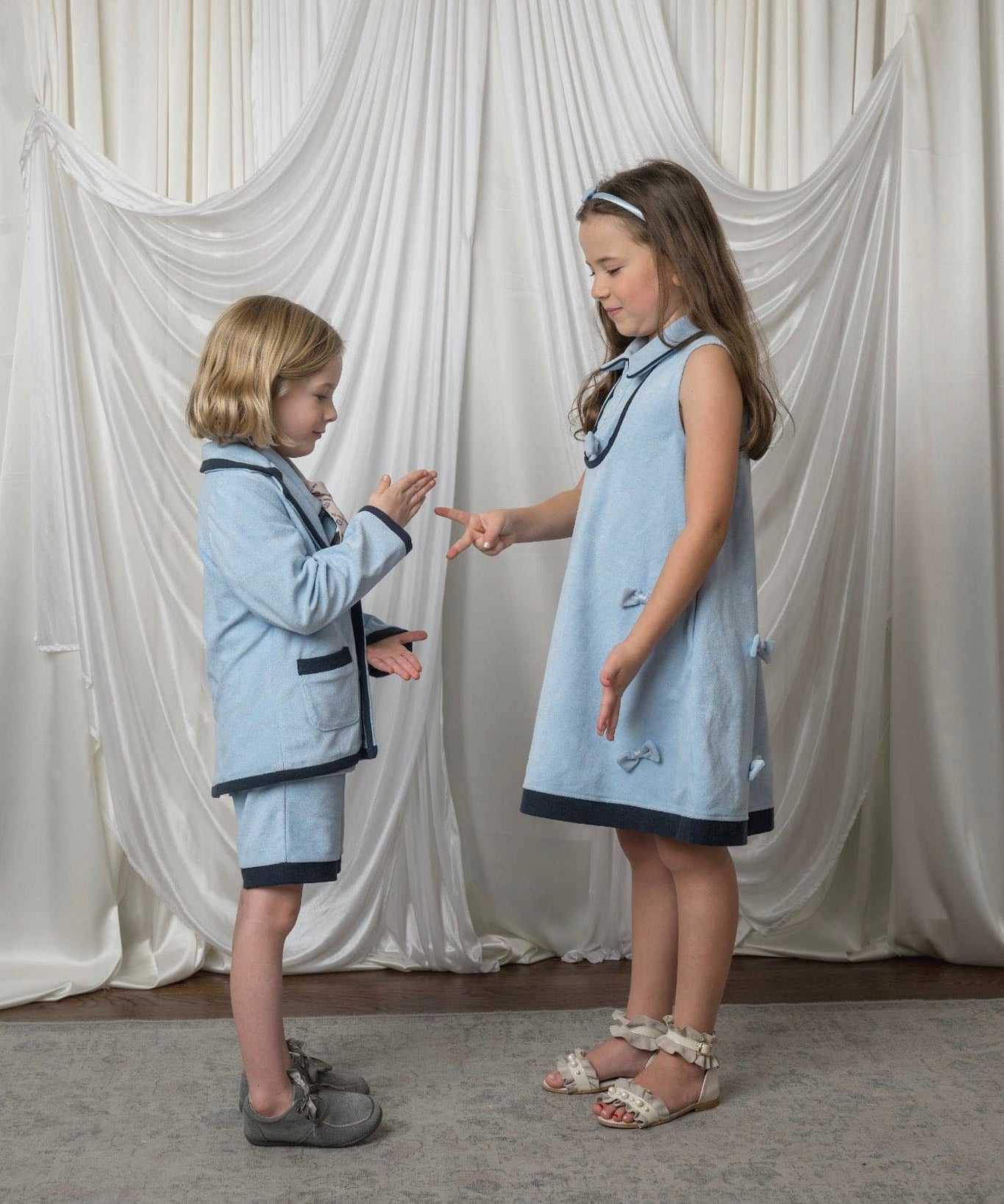Girl | Terry Baby Blue Dress