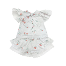 Girl | Tulip Cotton Blouse and Shorts Set