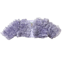 Girl | Violet Organza Ruffle Bolero Jacket