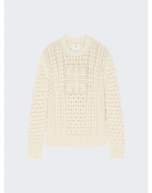 Givenchy | Men | 4g Cable-knit Sweater | Cream
