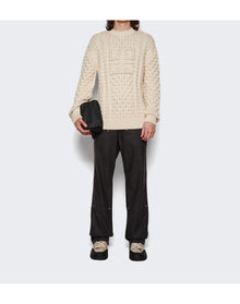 Givenchy | Men | 4g Cable-knit Sweater | Cream