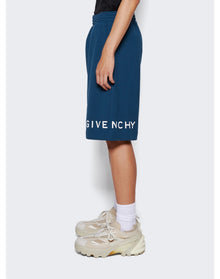 Givenchy | Men | Boxy Fit Shorts | Oil Blue