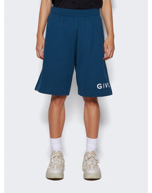 Givenchy | Men | Boxy Fit Shorts | Oil Blue