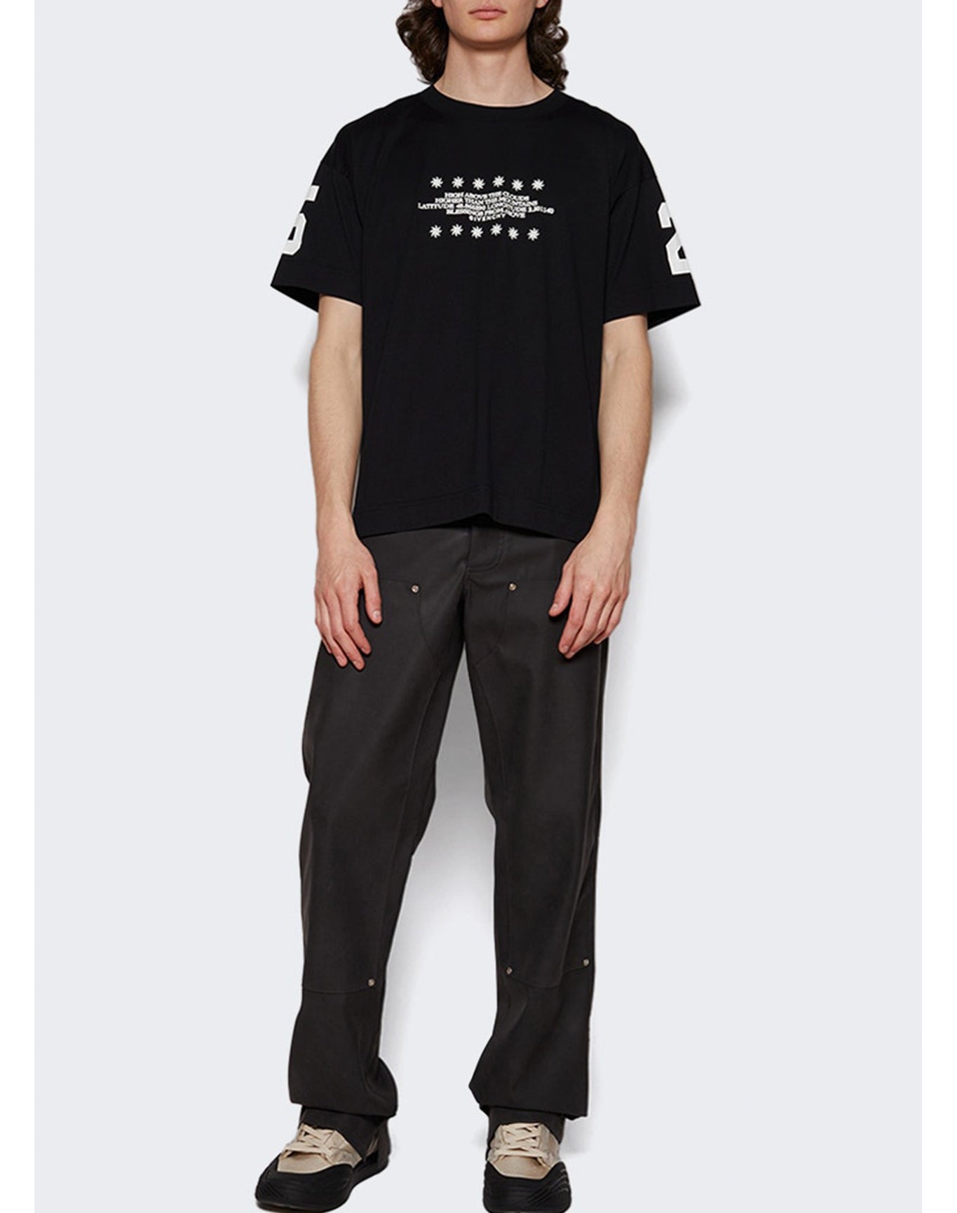 Givenchy | Men | Boxy Short Sleeve Tee | Black (V2)