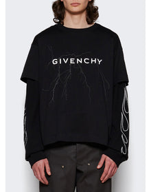 Givenchy | Men | Boxy Short Sleeve Tee | Black (V3)