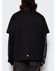 Givenchy | Men | Boxy Short Sleeve Tee | Black (V3)
