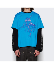 Givenchy | Men | Boxy Short Sleeve Tee | Bright Blue