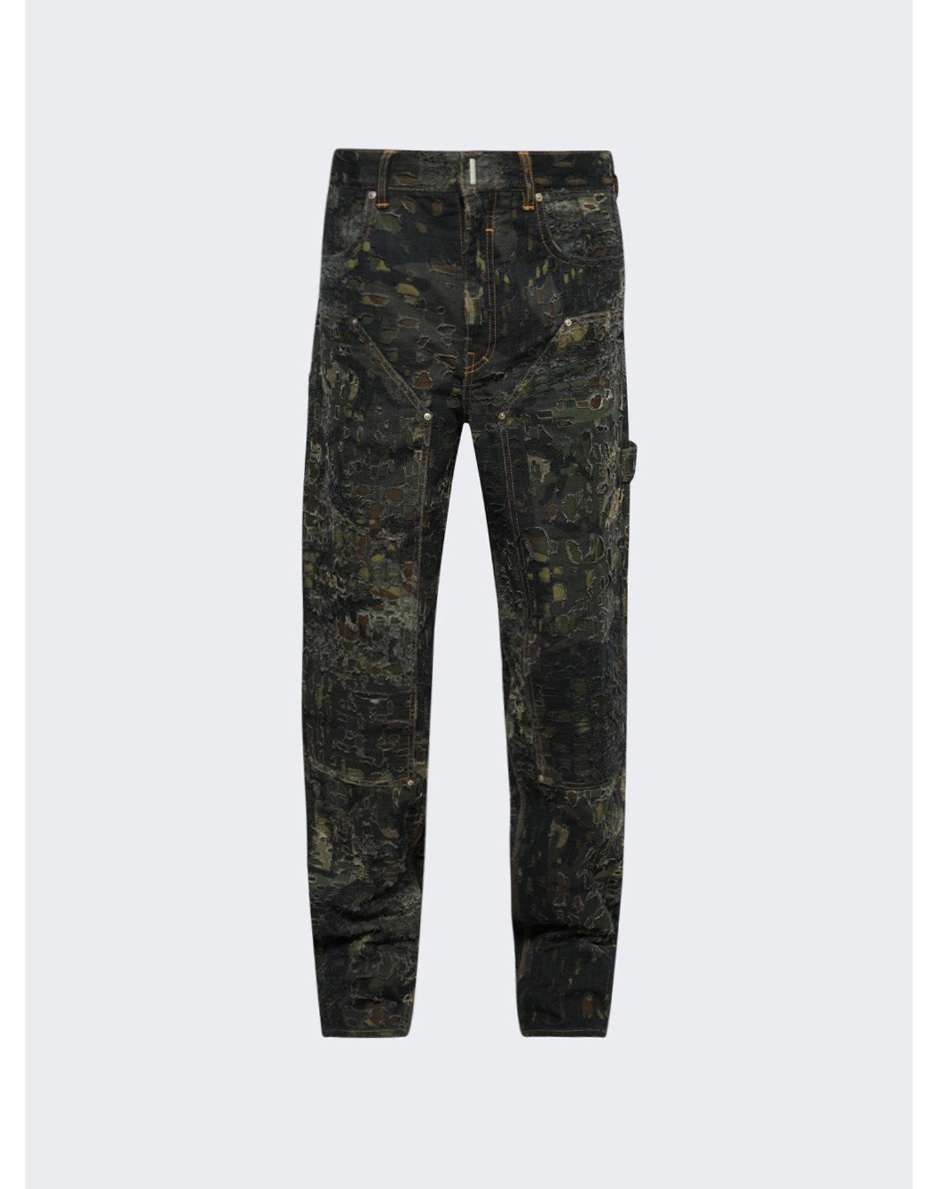 Givenchy | Men | Carpenter Denim Trousers | Brown x Khaki