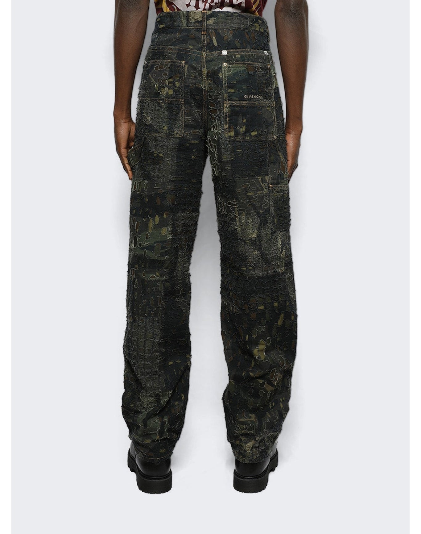 Givenchy | Men | Carpenter Denim Trousers | Brown x Khaki