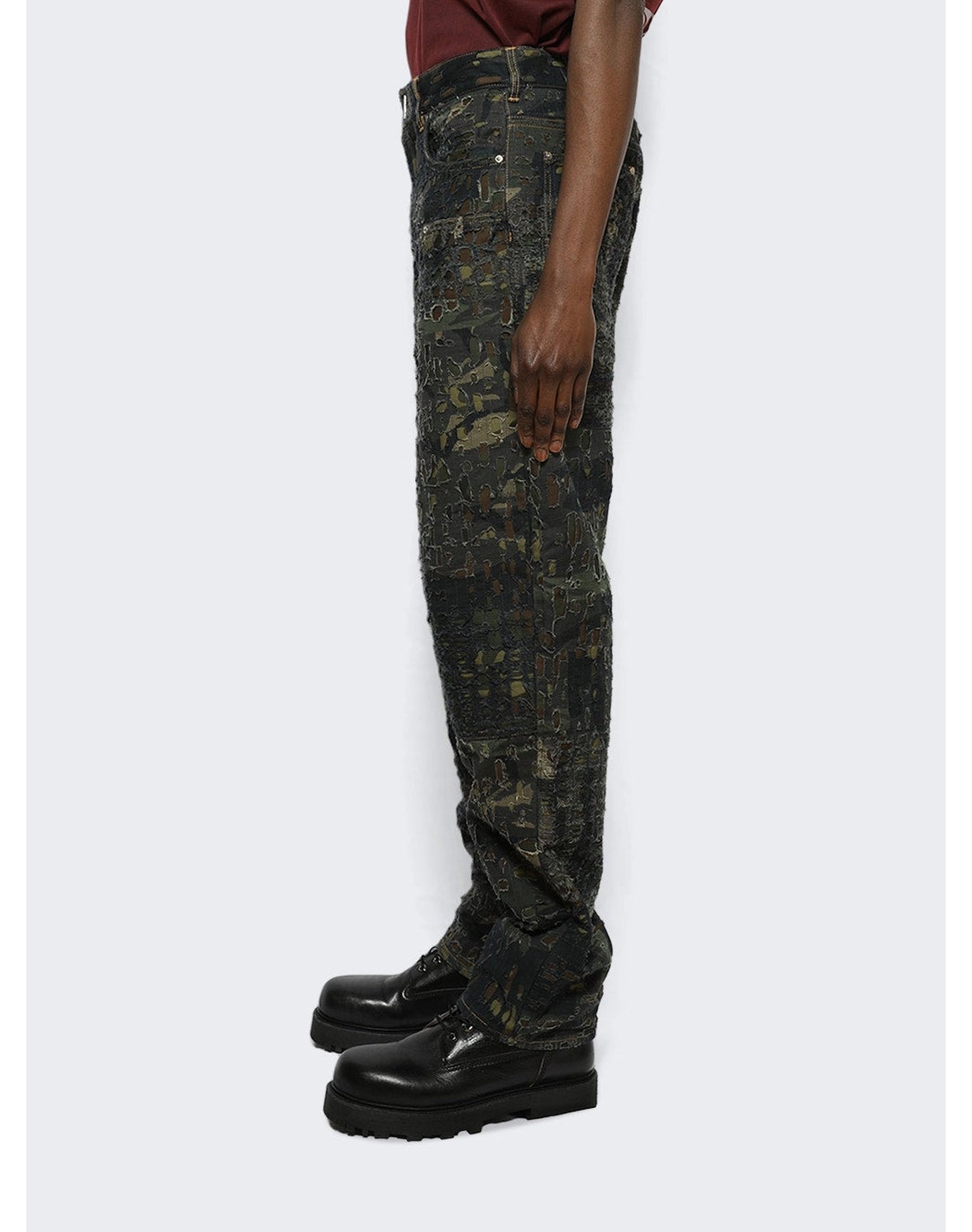 Givenchy | Men | Carpenter Denim Trousers | Brown x Khaki